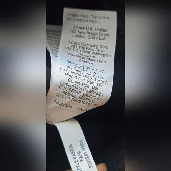 J.crew Classic Black Women's Jacket  Size 12 #63 - Picture 8 of 8